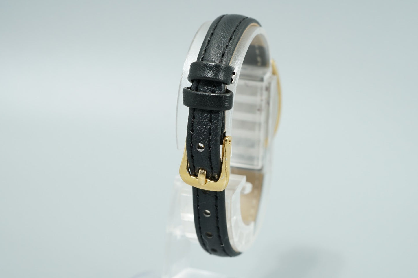 *N MINT* Vintage 1996 SEIKO Socie 2P21-5A90 Qz Gold Rectangle 17mm Women Watch