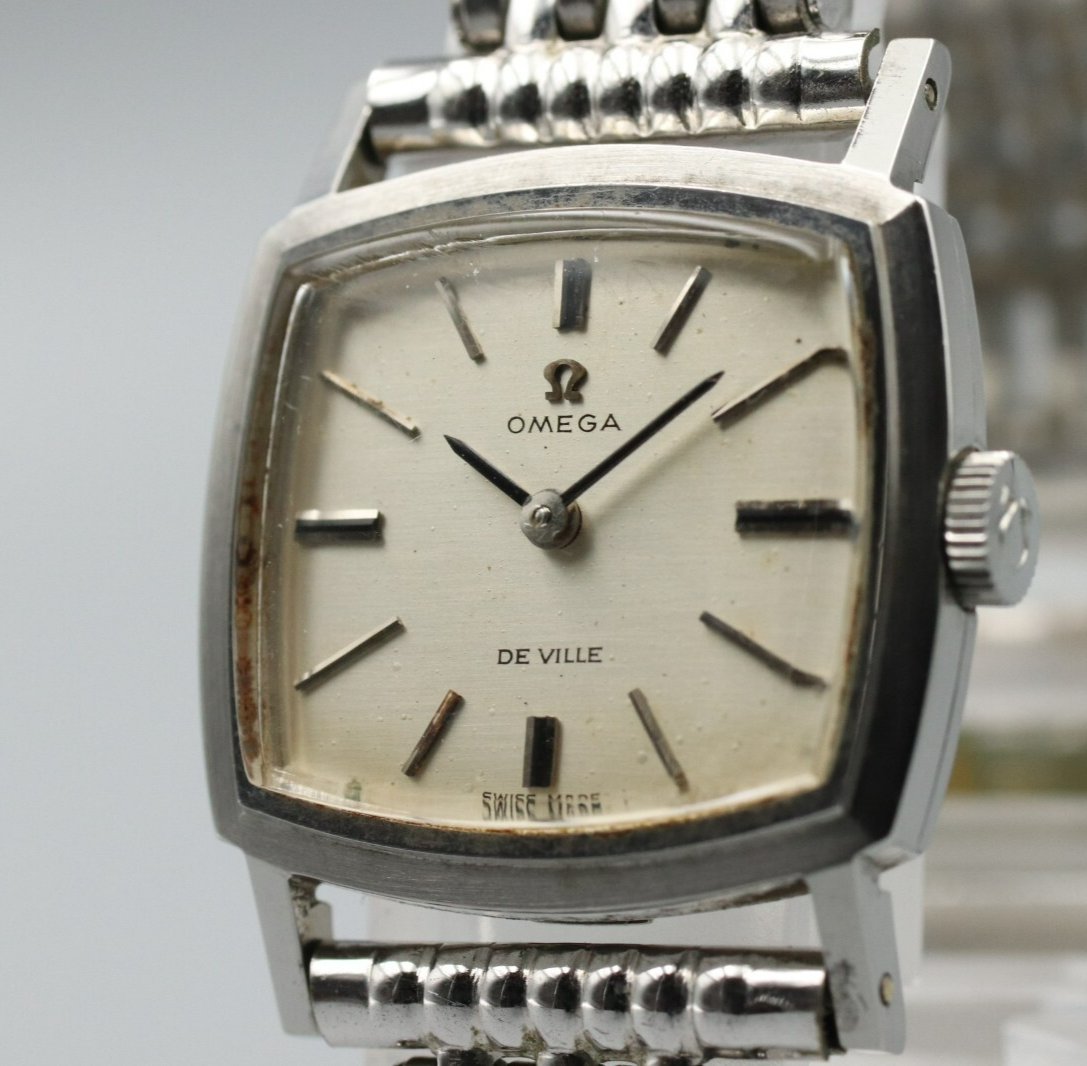 *Exc+4* Vintage 1967 OMEGA De Ville Cal.620 Hand Wind Silver 23mm Women Watch