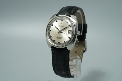 N MINT Vintage 1970s OMEGA Seamaster 166022-TOOL 105 Auto Silver 34mm Mens Watch