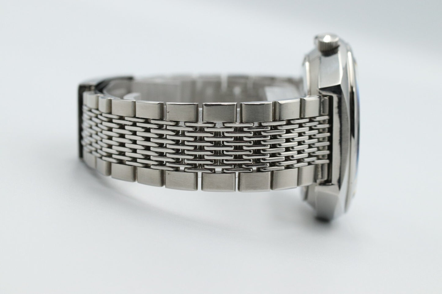 Serviced! *TOP MINT* SEIKO advan 7019-6050 Automatic Blue Dial 39mm Mens Watch