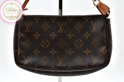 Louis Vuitton Pochette Accessoires Monogram Handbag M40712 Auth Condition A #64