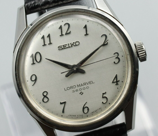1977/6 *N MINT Vintage SEIKO Load Marvel 36000 5740-8000 Hand Winding Mens Watch