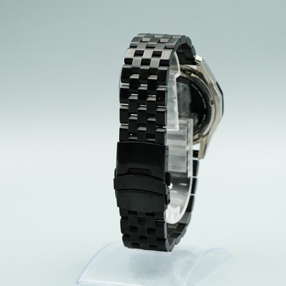 *Exc+5* New Batt SEIKO Brightz 8B53-0AA0 Solar Black Dial Round 40mm Mens Watch