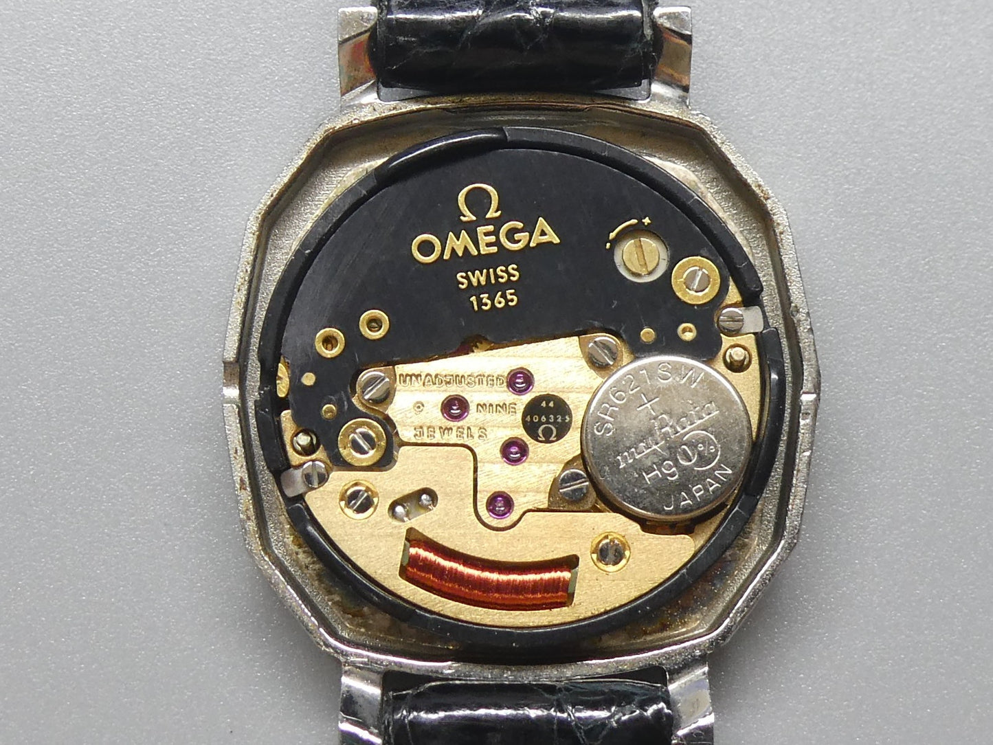 Exc+5 Vintage 1977 OMEGA De Ville Cal.1365 Qz Silver Dodecagon 24mm Women Watch