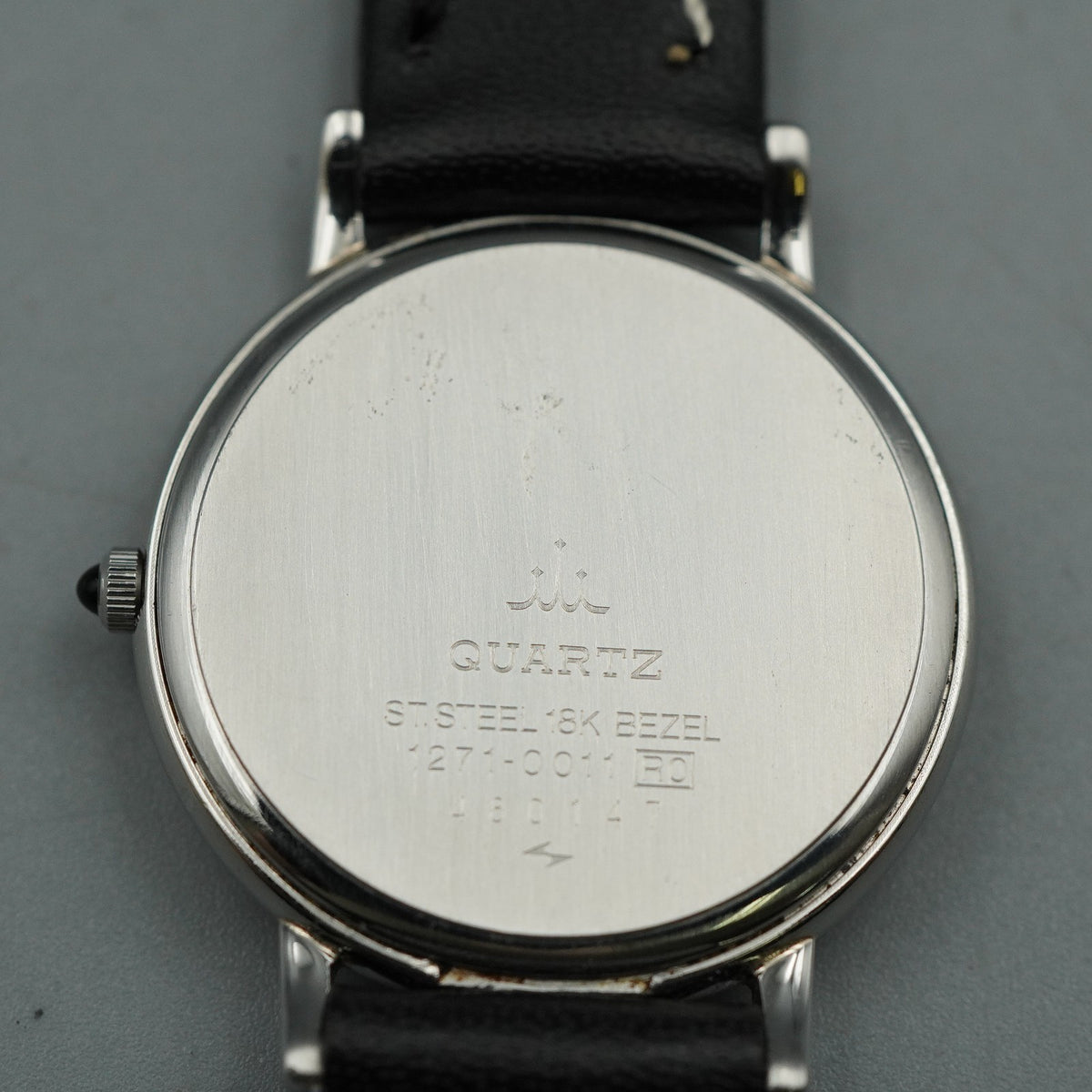 *NEAR MINT* Vintage SEIKO CREDOR 1271-0011 Quartz Silver Round 24mm Women Watch