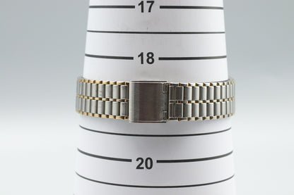 *Exc+5* Vintage 1997/5 SEIKO DOLCE 7741-6030 Quartz Gold Dial Mens Watch JAPAN