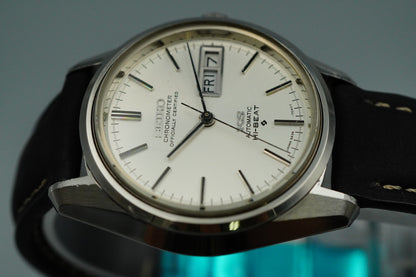 *MINT* Vintage SEIKO KS 5626-7041 Automatic Silver Dial Round 35 mm Mens Watch