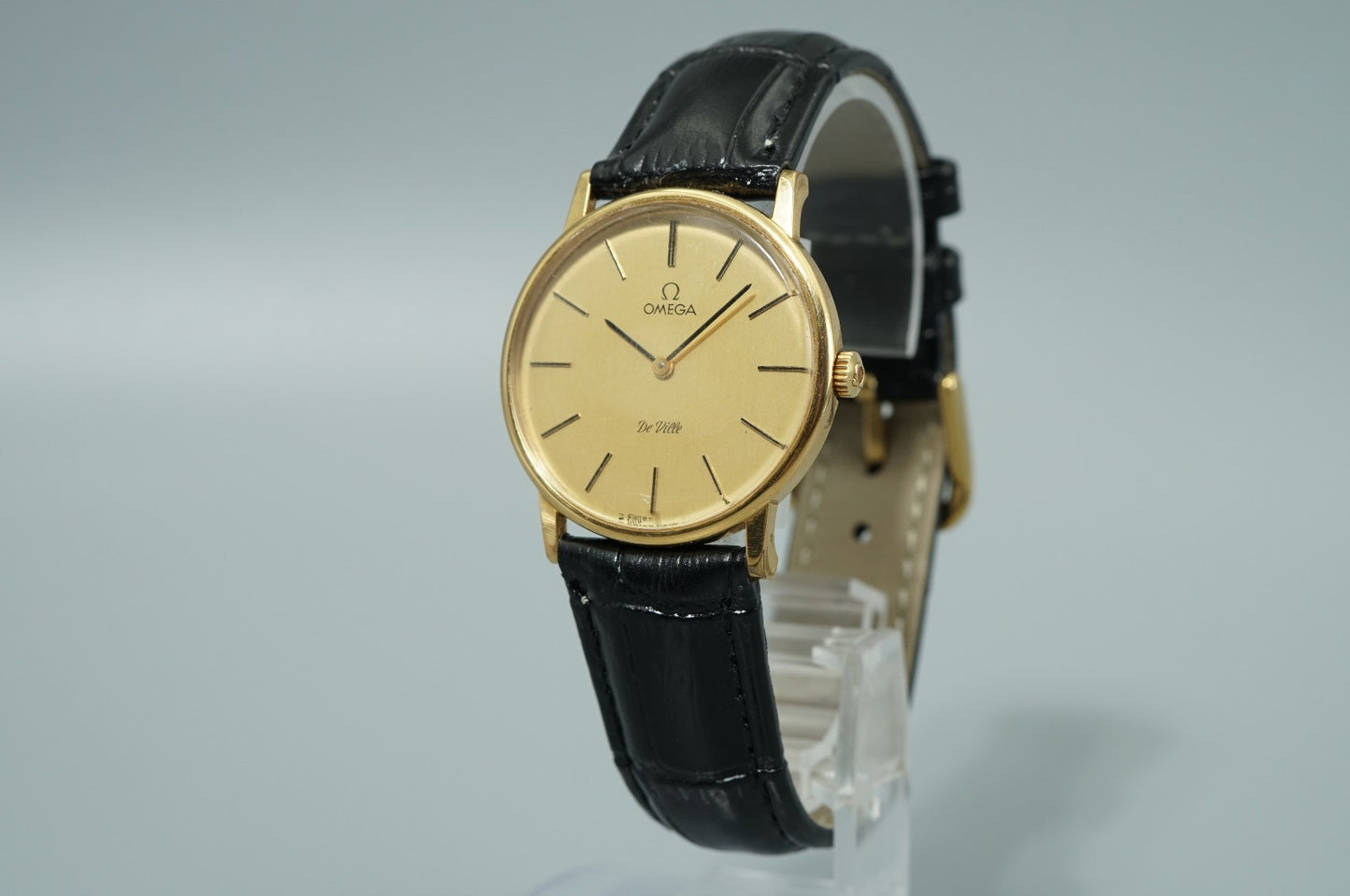 N MINT Vintage 1979 OMEGA De Ville Cal.625 Hand Wind Gold Round 32mm Mens Watch