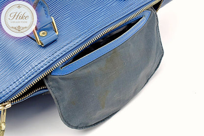 Louis Vuitton Speedy 30 Epi Toledo Blue Handbag M43005  Authentic Condition *SA*
