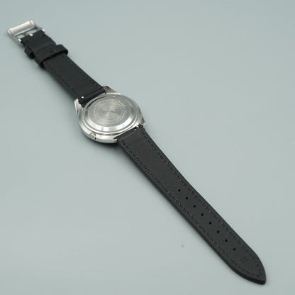 *NEAR MINT* Vintage SEIKO 5actus 7019-7060 Automatic Silver 37mm Mens Watch