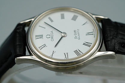 *N MINT* Vintage 1981 OMEGA De Ville Cal.1365 Ref.191.0097 Qz 24mm Women Watch