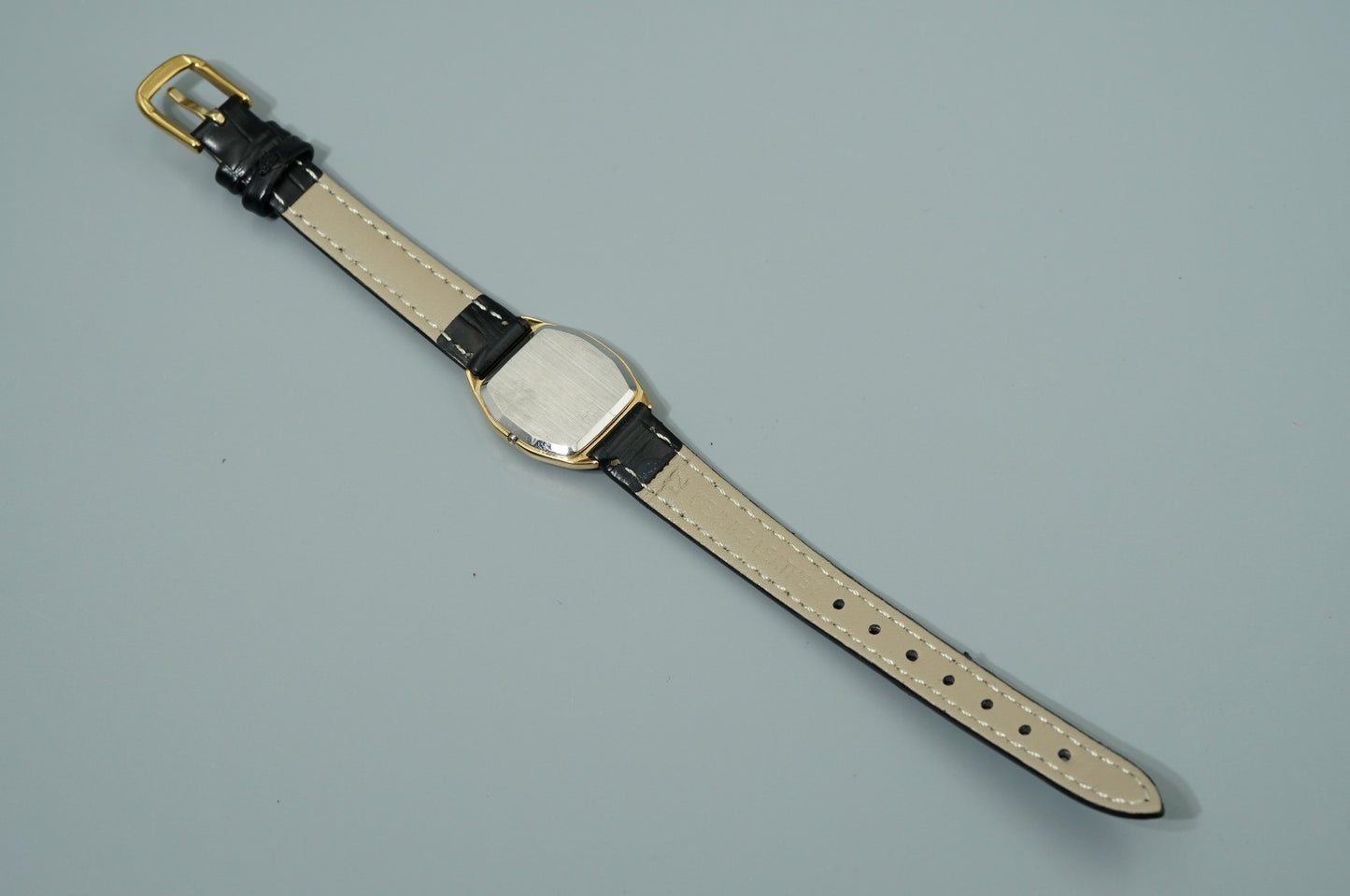 *N MINT* Vintage OMEGA De Ville Cal.1387 Quartz Gold Octagon 22mm Women Watch