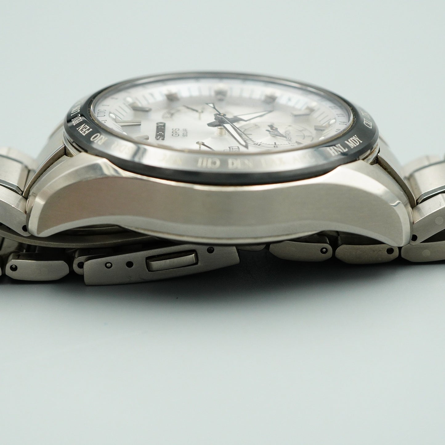 *MINT in Box* SEIKO ASTRON 8X53-0AB0-2 Solar White Dial Round 45mm Mens Watch