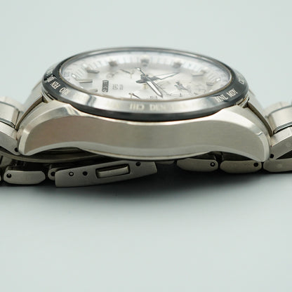 *MINT in Box* SEIKO ASTRON 8X53-0AB0-2 Solar White Dial Round 45mm Mens Watch