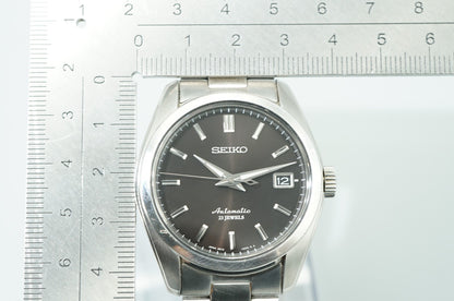 *NEAR MINT*  SEIKO Mechanical 6R15-00C0 Automa Black Dial Round 38mm Mens Watch