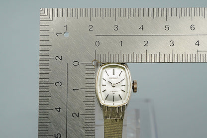 *N MINT* Vintage 1973 SEIKO 11-3360 Hand Winding Silver Dial 15 mm Women Watch