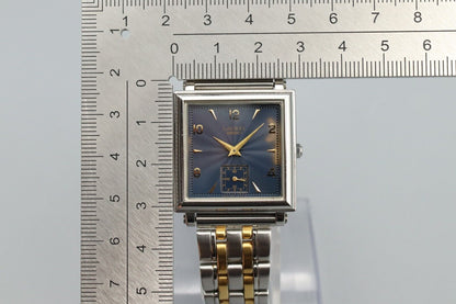 Rare *Exc+5* Vintage SEIKO LAUREL 7N07-5A00 Quartz Navy Small Second Mens Watch