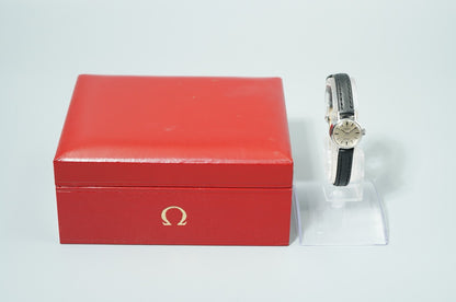 N MINT Vintage 1972 OMEGA De Ville Cal.661 Automatic Silver 17mm Women Watch