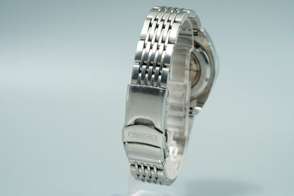 *N MINT* Vintage 1997 SEIKO HI-BEAT 4S12-0010 AT Black Round 37mm Mens Watch