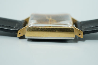 *Exc+5* Vintage SEIKO DIASHOCK 5292 Hand Wind Black Dial Square 22mm Women Watch