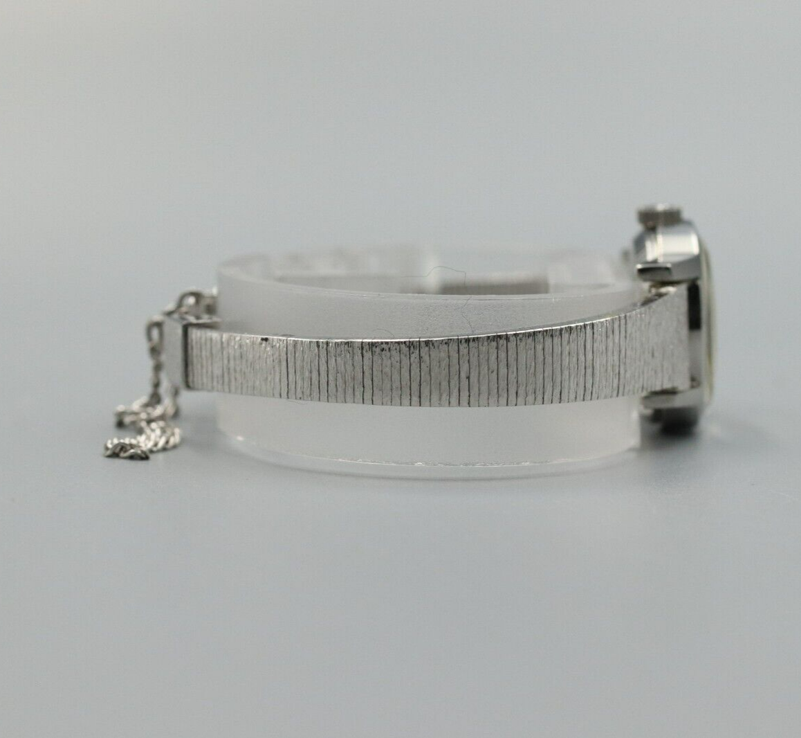 *MINT* Vintage OMEGA Geneve Cal.485 Hand Winding Silver Dial Women Watch