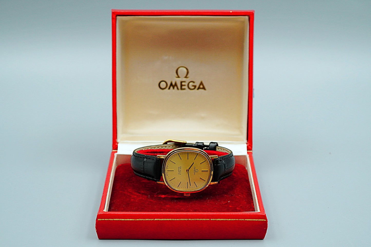 *Exc+5* Vintage 1978 OMEGA De Ville Cal.1330 Ref.MD 191.0046 Qz 15mm Mens Watch