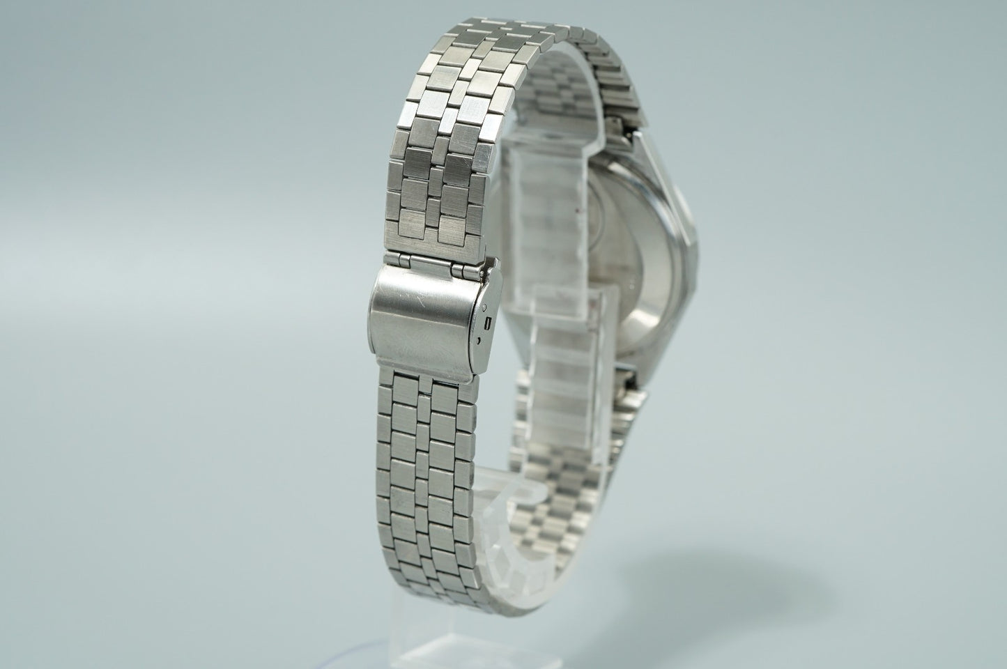 *Working for Parts* Vintage 1970s SEIKO KING 4823-8050 Qz Blue 36mm Mens Watch