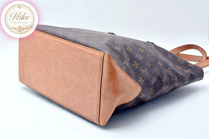 Louis Vuitton CABAS MEZZO Monogram Brown Tote Bag M51151 Authentic Condition SA