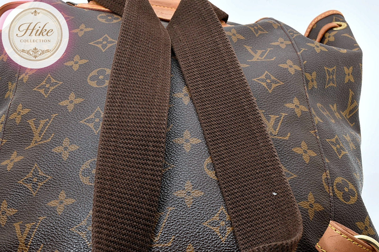 Louis Vuitton Montsouris GM Monogram Backpack Bag M51135 Auth Condition *AB*