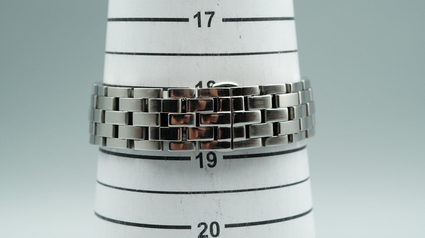 N MINT 1990s ORIS Artelier Complication 7554 Automatic Silver 37mm Mens Watch