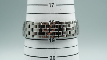 N MINT 1990s ORIS Artelier Complication 7554 Automatic Silver 37mm Mens Watch