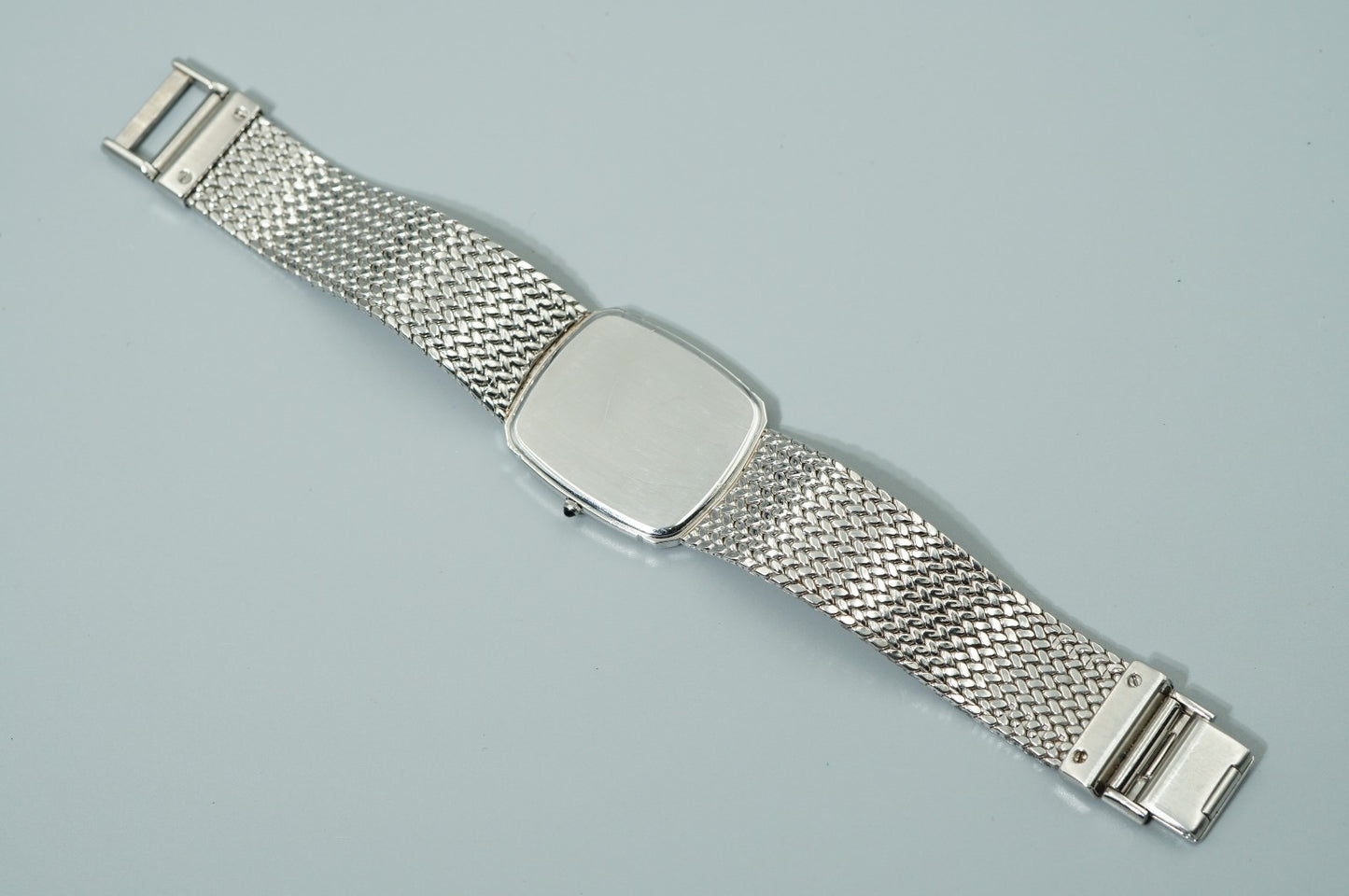 *N MINT* Vintage 1997 SEIKO CREDOR 5A74-3D20 Qz White Rectangle 27mm Women Watch