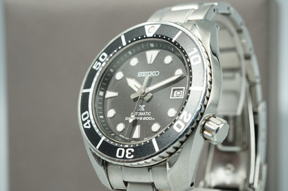 *MINT* SEIKO Prospex 6R35-00A0 Automatic Black Dial Round 45mm Mens Watch