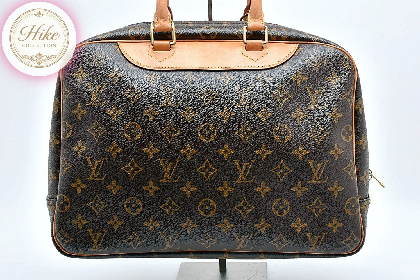 Louis Vuitton Deauville Monogram Brown Handbag M47270 Authentic Condition SA #39