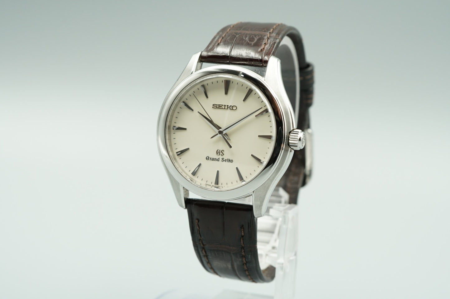 *MINT* Vintage1997 Grand SEIKO 9F61-0A10 Quartz White Dial Round 35mm Mens Watch