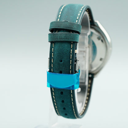 *Exc+5* Vintage 1972 SEIKO 5SPORTS 7015-6000 AT Gold  Round 42mm Mens Watch