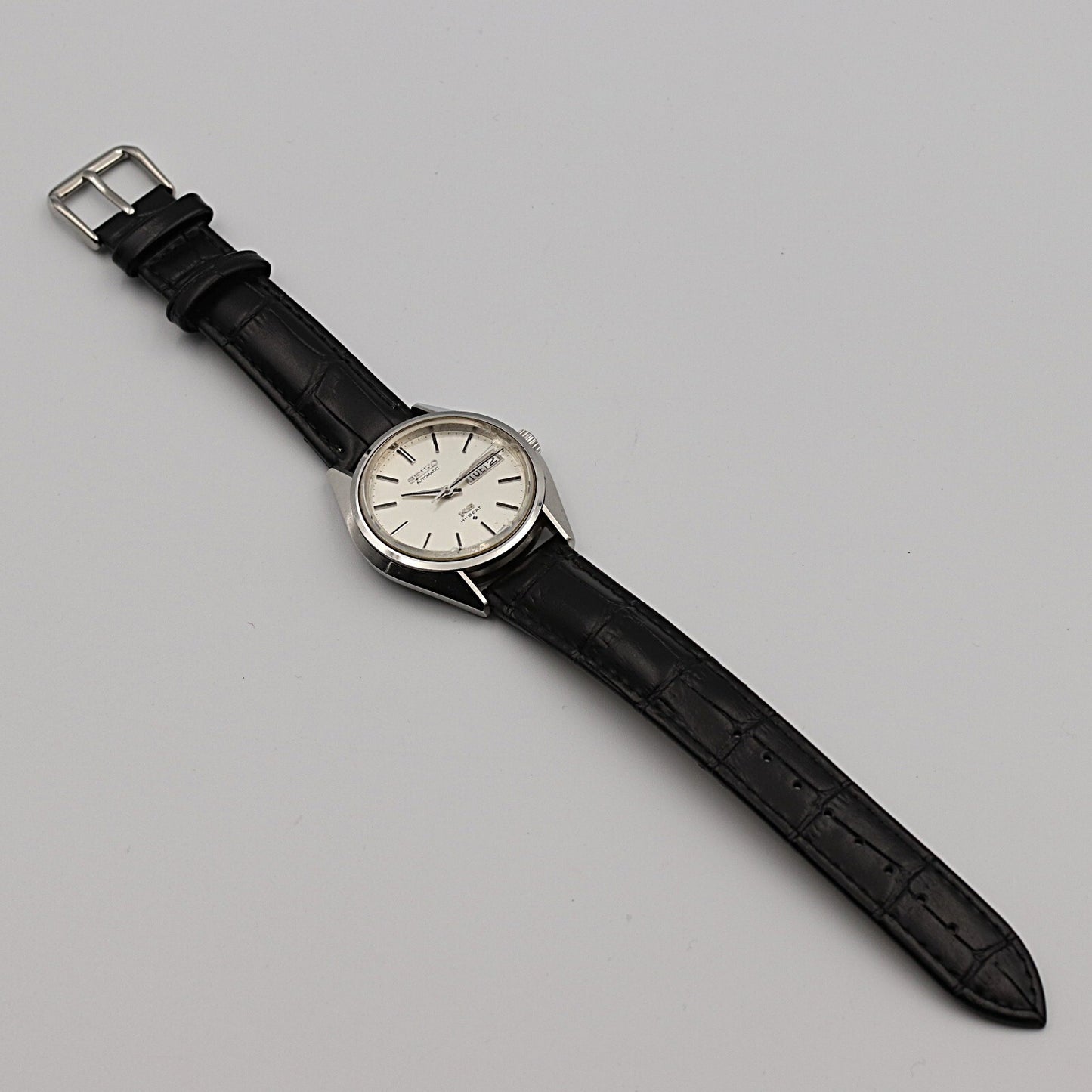 *Exc+4* Vintage 1974 SEIKO KS HI-BEAT 5626-7113 Automa Silver 36mm Mens Watch