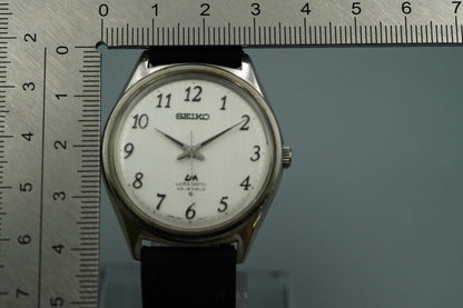 N MINT Vintage SEIKO LORD MATIC 5601-9000 Automatic Beige Round 36mm Mens Watch