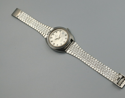 *NEAR MINT* Vintage OMEGA Seamaster COSMIC 2000 Automatic Silver Dial Mens Watch