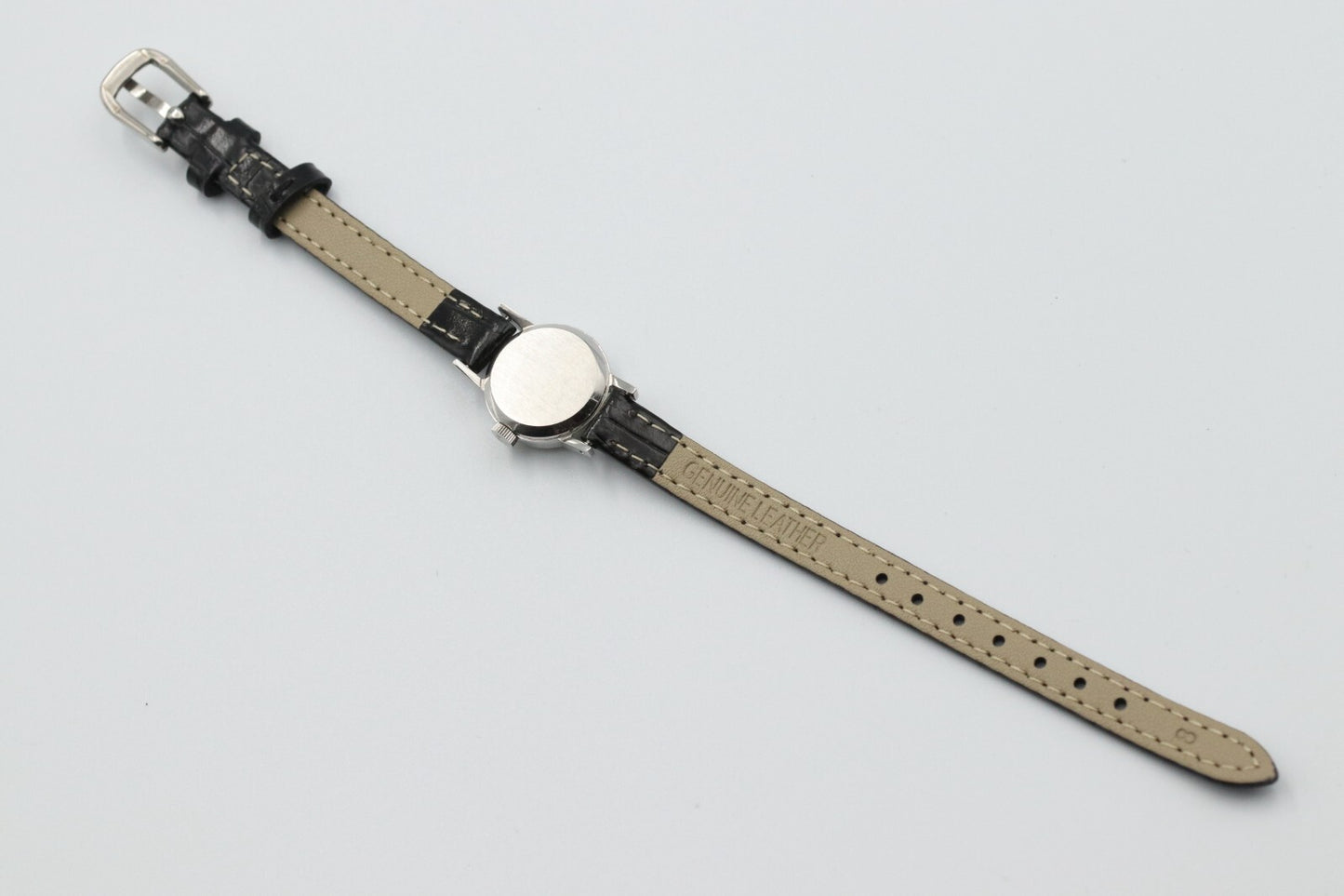 *N MINT* Vintage OMEGA Geneve Cal.484 Hand Winding Silver Dial Round Women Watch