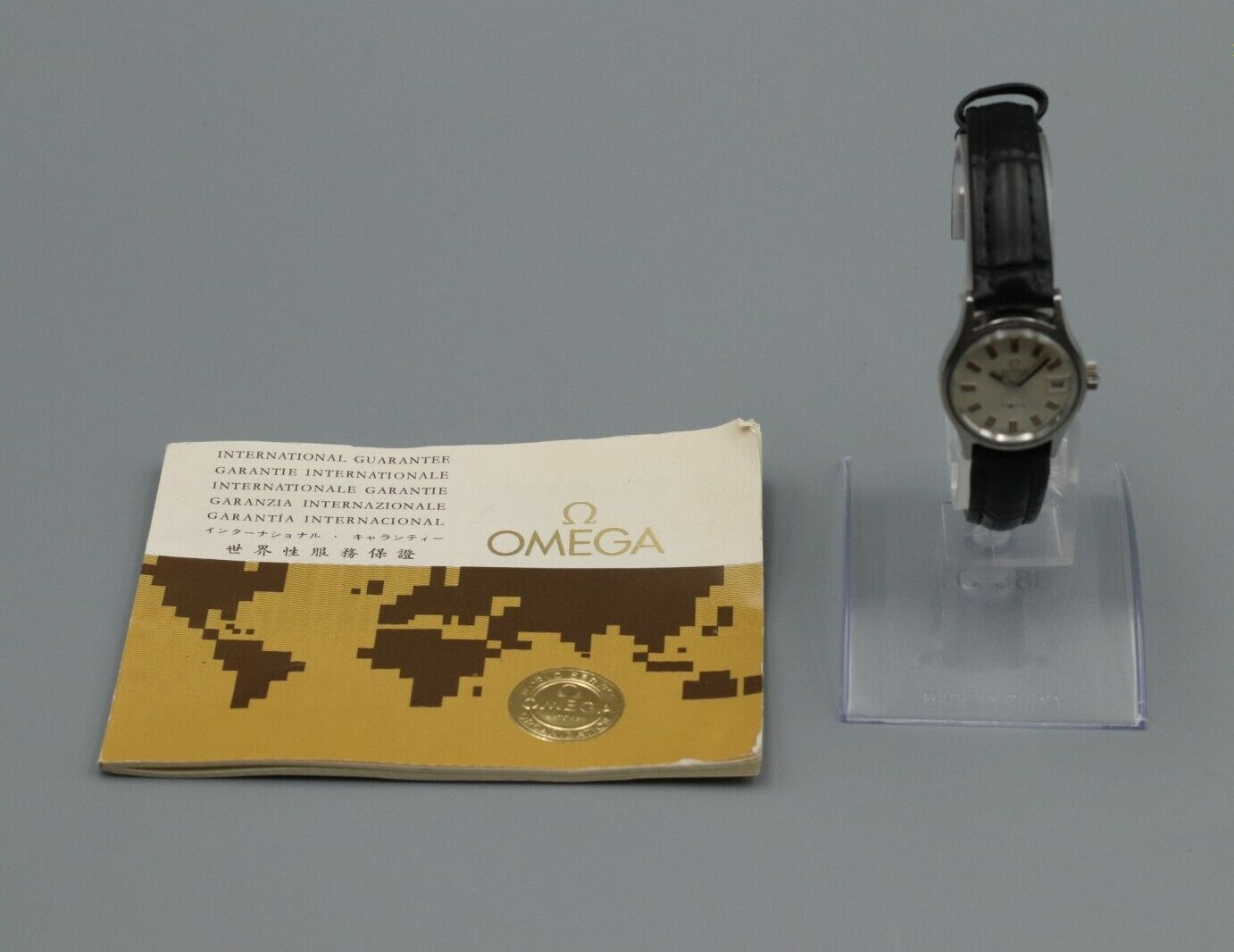 *NEAR MINT* Vintage OMEGA Geneve Cal.681 Automatic Silver Dial Women Watch