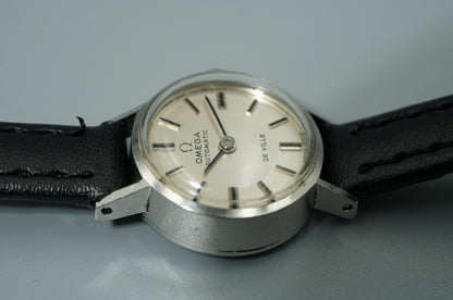 N MINT Vintage 1972 OMEGA De Ville Cal.661 Automatic Silver 17mm Women Watch
