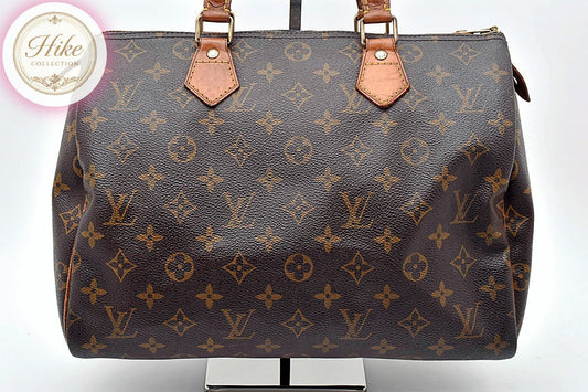 Louis Vuitton Speedy 30 Monogram Brown Handbag M41526 Authentic Condition *A*