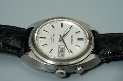 N MINT Vintage 1967 SEIKO BELL-MATIC 4006-7000 Automatic Silver 38mm Mens Watch