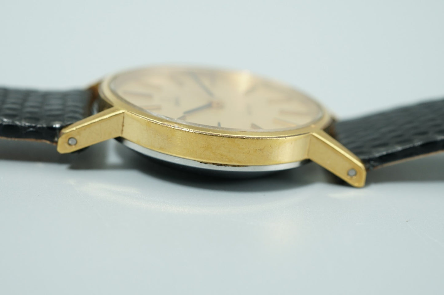 *NEAR MINT* Vintage OMEGA De Ville Cal.625 Hand Winding Gold Dial Women Watch