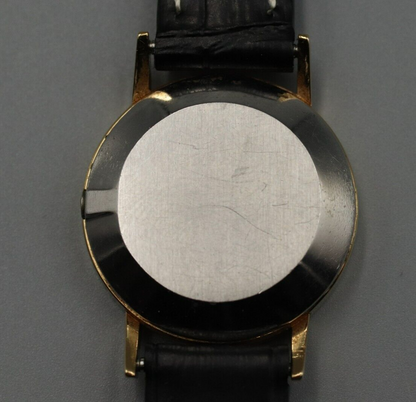 *Exc+5* Vintage OMEGA De Ville Cal.1351 Quartz Gold Roman Dial Round Women Watch