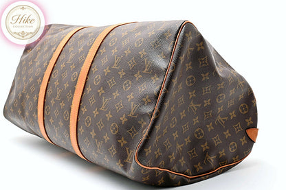 Louis Vuitton Keepall 55 Monogram Brown Boston Bag M41424 Authentic Condition AB