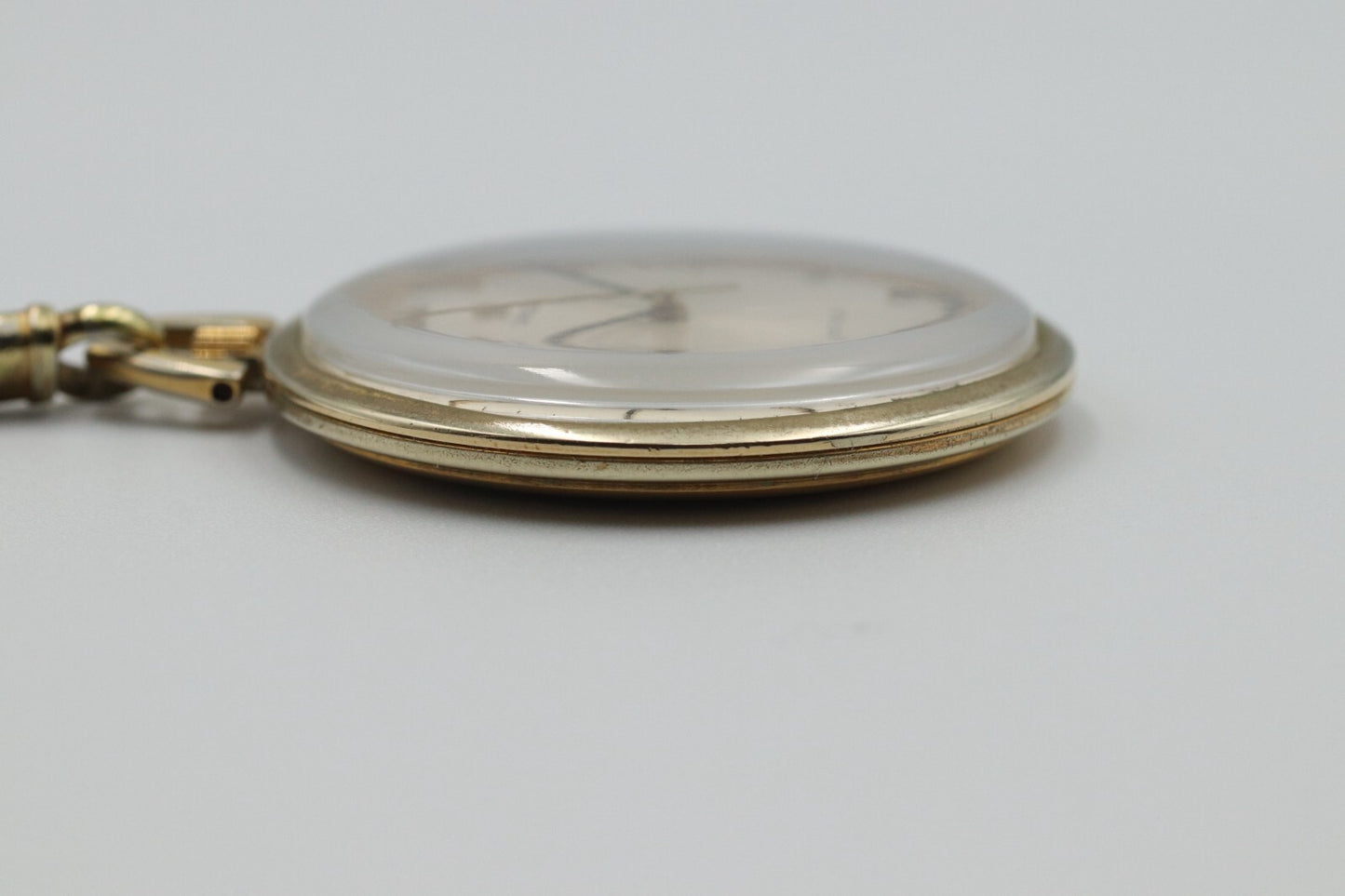 *Exc+5* Vintage OMEGA De Ville Cal.601 Hand Winding Silver Dial 43mm PocketWatch