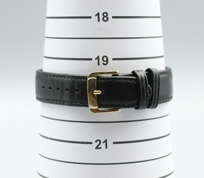 N MINT Vintage OMEGA De Ville Cal.1330 Quartz Gold Dial Hexagon 31mm Mens Watch