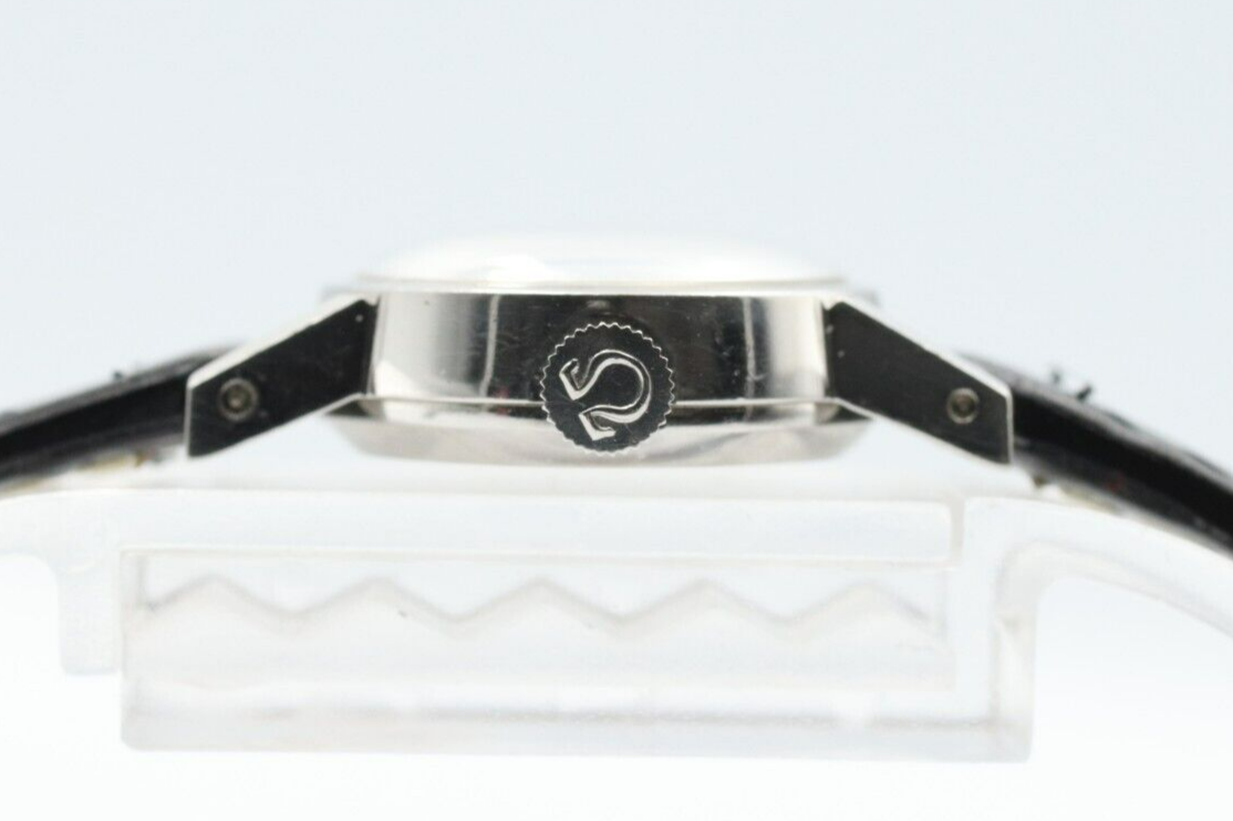 *N MINT* Vintage OMEGA Geneve Cal.484 Hand Winding Silver Dial Round Women Watch